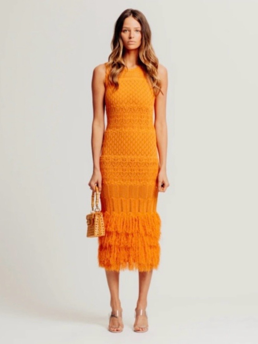 Torn by Ronny Kobo Terracota Ryan Dress Size S